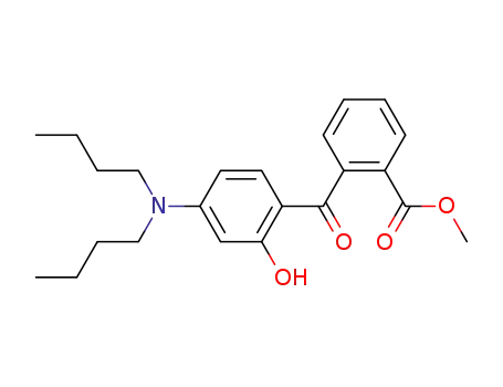 Benzoic acid, 2-[4-(dibutylamino)-2-hydroxybenzoyl]-, methyl ester