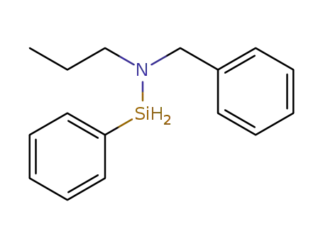 Molecular Structure of 1416586-88-3 (N-benzyl-1-phenyl-N-propylsilanamine)