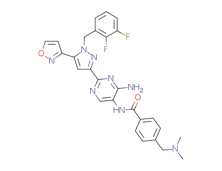C<sub>27</sub>H<sub>24</sub>F<sub>2</sub>N<sub>8</sub>O<sub>2</sub>