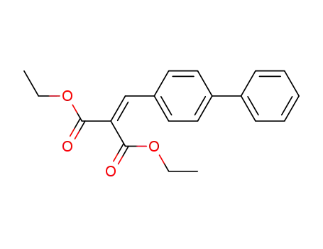 Molecular Structure of 54241-17-7 (Propanedioic acid,[(1,1'-biphenyl)-4-yl-methylene]-,diethyl ester)