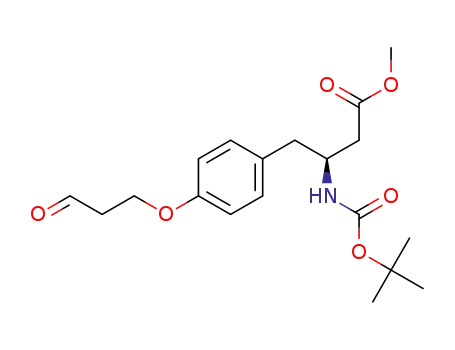 ((S)-methyl 3-(tert-Butoxycarbonyl)amino)-4-(4-(3-oxopropoxy)phenyl)butanoate