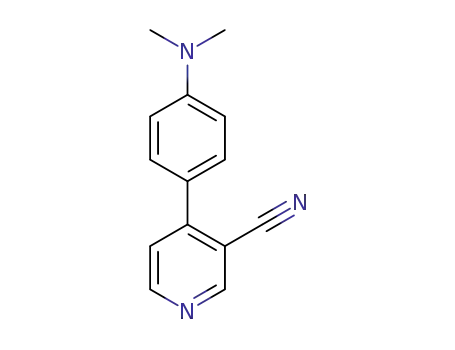 Molecular Structure of 1428419-75-3 (4-(4-(dimethylamino)phenyl)nicotinonitrile)
