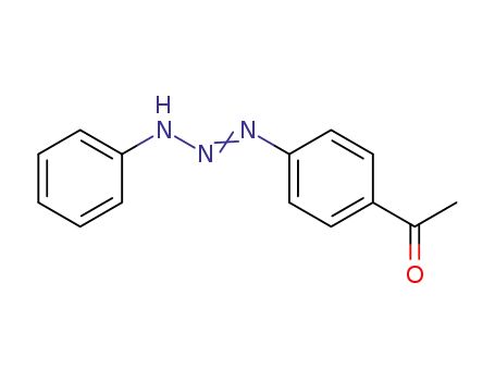Molecular Structure of 63413-67-2 (Ethanone, 1-[4-(3-phenyl-1-triazenyl)phenyl]-)