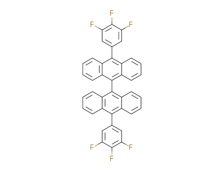 Molecular Structure of 1505455-99-1 (10,10'-bis(3,4,5-trifluorophenyl)-9,9'-bianthracene)