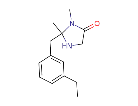 2-(3-ethylbenzyl)-2,3-dimethylimidazolidin-4-one