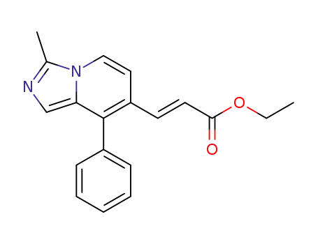 (E)-ethyl 3-(3-methyl-8-phenylimidazo[1,5-a]pyridin-7-yl)acrylate