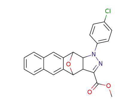 methyl 1-(4-chlorophenyl)-3a,4,11,11a-tetrahydro-4,11-epoxy-1H-naphtho[2,3-f]indazole-3-carboxylate