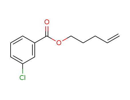 Molecular Structure of 99893-72-8 (pent-4-en-1-yl 3-chlorobenzoate)