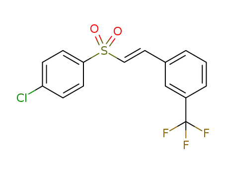 (E)-1-(2-((4-chlorophenyl)sulfonyl)vinyl)-3-trifluoromethylbenzene