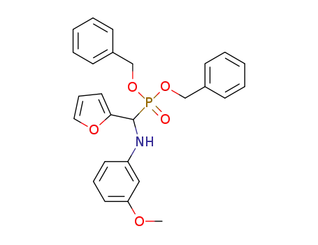 dibenzyl (2-furyl)(3-methoxyphenylamino)methylphosphonate