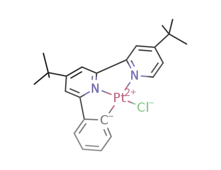 (4,4′-di(tert-butyl)-6-phenyl-2,2′-bipyridine)platinum(II) chloride