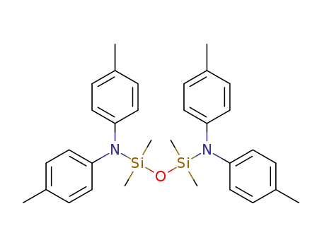 Molecular Structure of 1561174-60-4 (1,1,3,3-tetramethyl-N,N,N',N'-tetra-p-tolyldisiloxane-1,3-diamine)