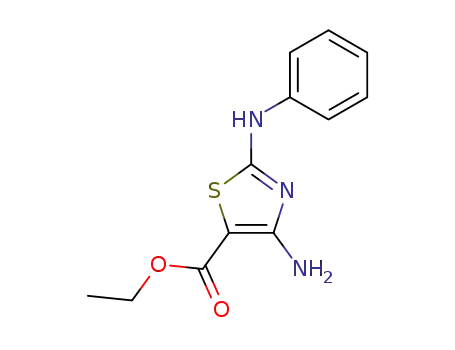 ethyl 4-amino-2-(phenylamino)thiazole-5-carboxylate