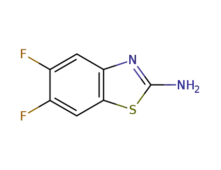 Molecular Structure of 352214-93-8 (2-AMINO-5,6-DIFLUOROBENZOTHIAZOLE)