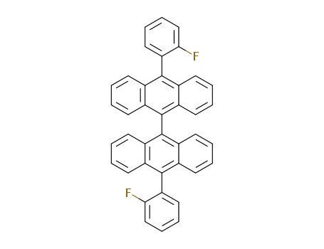 Molecular Structure of 1505455-95-7 (10,10'-bis(2-fluorophenyl)-9,9'-bianthracene)