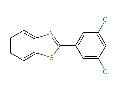 Molecular Structure of 391219-75-3 (2-(3,5-Dichloro-phenyl)-benzothiazole)