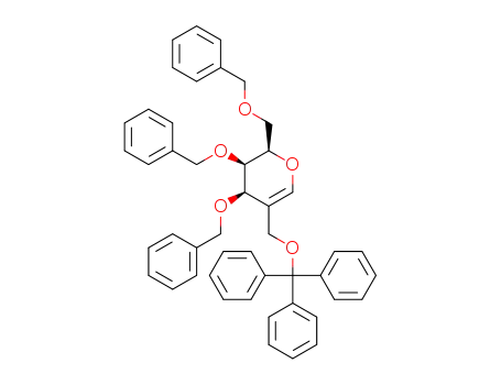 (2R,3R,4R)-3,4-bis(benzyloxy)-2-(benzyloxymethyl)-5-(trityloxymethyl)-3,4-dihydro-2H-pyran
