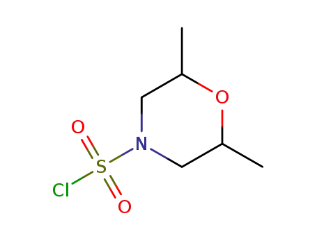 Molecular Structure of 919026-20-3 (2,6-DIMETHYLMORPHOLINE-4-SULFONYL CHLORIDE)