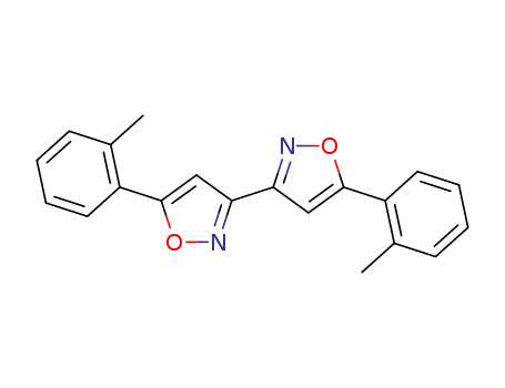 Molecular Structure of 1446102-62-0 (5,5'-di-(2-methylphenyl)-3,3'-bisisoxazole)