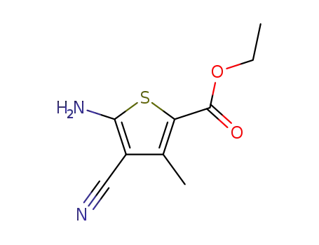 5-아미노-4-시아노-3-메틸-티오펜-2-카르복실산 에틸 에스테르