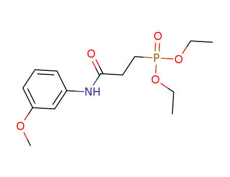 diethyl [N-(3-methoxyphenyl)carbamoyl]ethylphosphonate