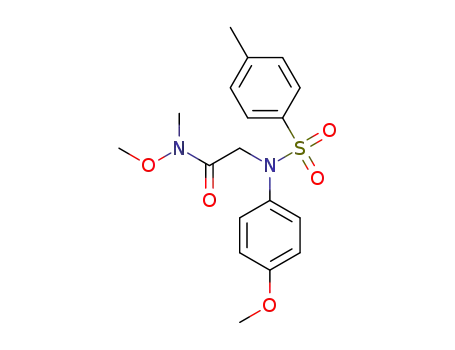 N-methoxy-2-(N-(4-methoxyphenyl)-4-methylphenylsulfonamido)-N-methylacetamide