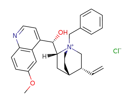 Molecular Structure of 77481-82-4 (N-BENZYLQUINIDINIUM CHLORIDE)