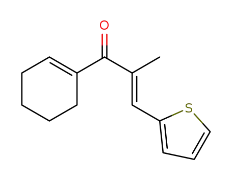(E)-1-(cyclohex-1-en-1-yl)-2-methyl-3-(thiophen-2-yl)prop-2-en-1-one