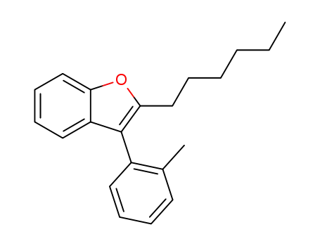 2-hexyl-3-o-tolylbenzofuran