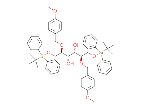 1,6-di-O-(tert-butyldiphenylsilyl)-2,5-di-O-(4-methoxybenzyl)-D-mannitol