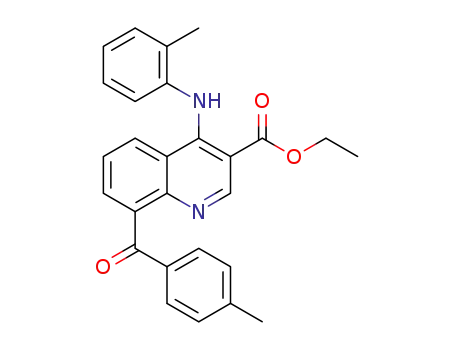 ethyl 8-(4-methylbenzoyl)-4-(o-tolylamino)quinoline-3-carboxylate