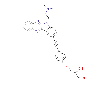 (S)-4-(4-((6-(2-(dimethylamino)ethyl)-6H-indolo[2,3-b]quinoxalin-9-yl)ethynyl)phenoxy)butane-1,2-diol