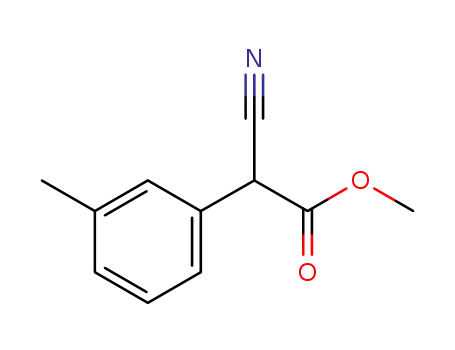 Molecular Structure of 1218950-99-2 (methyl [2-cyano-2-m-tolyl]acetate)