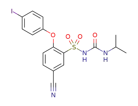 N-isopropyl-N'-[2-(4-iodophenoxy)-5-cyanobenzenesulfonyl]urea
