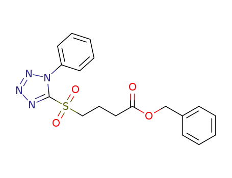 4-(1-phenyl-1H-tetrazol-5-sulfonyl)butyric acid benzyl ester