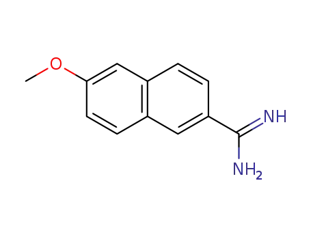Molecular Structure of 32048-10-5 (6-methoxynaphthalene-2-carboximidamide)