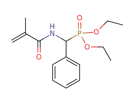 diethyl [(methacrylamido)(phenyl)methyl]phosphonate