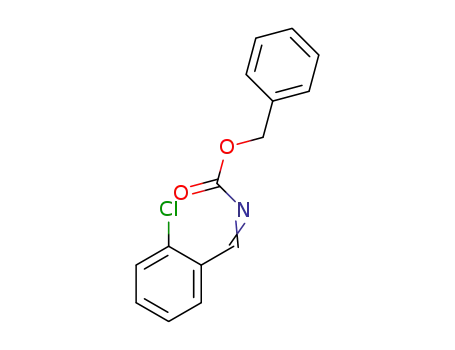 Molecular Structure of 502929-76-2 (Carbamic acid, [(2-chlorophenyl)methylene]-, phenylmethyl ester)