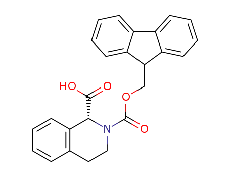 Molecular Structure of 204317-98-6 (FMOC-D-1,2,3,4-TETRAHYDROISOQUINOLINE-1-CARBOXYLIC ACID)