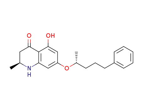 (S)-5-hydroxy-2-methyl-7-[(R)-5-phenyl-2-pentyloxy]-2,3-dihydroquinolin-4(1H)-one