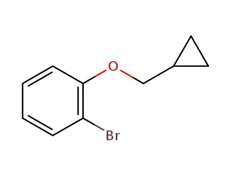 Molecular Structure of 494773-67-0 (1-Bromo-2-(cyclopropylmethoxy)benzene)