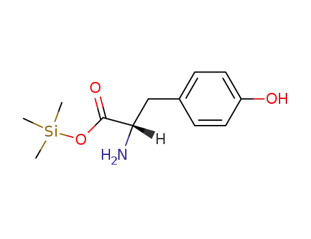 Molecular Structure of 5269-46-5 (L-Tyrosine, trimethylsilyl ester)