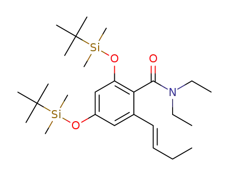 (E)-6-(1-butenyl)-2,4-bis(dimethyl(1,1-dimethylethyl)silyloxy)-N,N-diethylbenzamide