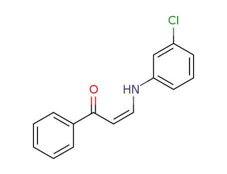 (Z)-3-((3-chlorophenyl)amino)-1-phenylprop-2-en-1-one