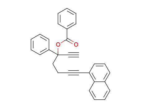 7-(naphthalen-1-yl)-3-phenylhepta-1,6-diyn-3-yl benzoate