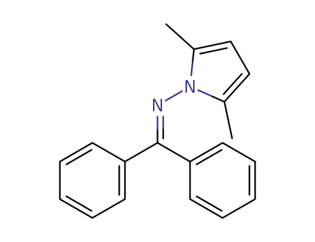 Molecular Structure of 1429629-84-4 (N-(diphenylmethylidene)-2,5-dimethyl-1H-pyrrol-1-amine)
