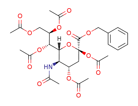(1S,2R)-1-((2R,3R,4S,6R)-3-acetamido-4,6-diacetoxy-6-(benzyloxycarbonyl)tetrahydro-2H-pyran-2-yl)propane-1,2,3-triyl triacetate