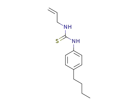 Molecular Structure of 902637-62-1 (1-allyl-3-(4-butylphenyl)thiourea)