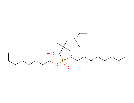 O,O-dioctyl (1-hydroxy-3-diethylamino-2,2-dimethylpropyl)phosphonate