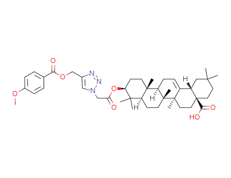 3β-{2-[4-(4-methoxybenzoyloxy)methyl-1H-1,2,3-triazol-1-yl]acetoxy}olean-12-en-28-oic acid